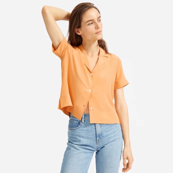 Clean Silk Short Sleeve Notch shirt, size 8. NWOT. - Picture 2 of 12